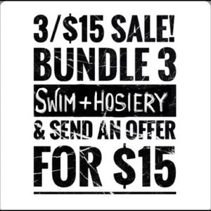 ♥️SALE!!! SALE!!! SALE!!! ALL SWIM WEAR & HOSIERY!